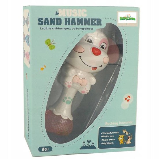 Muzikinis barškutis SAND HAMMER ROSE